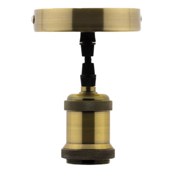 Kit de suspension métal cordon en textile cuivre - ELEXITY