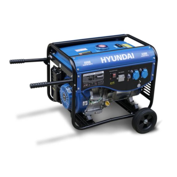Groupe électrogène essence de chantier 4300 W - HYUNDAI