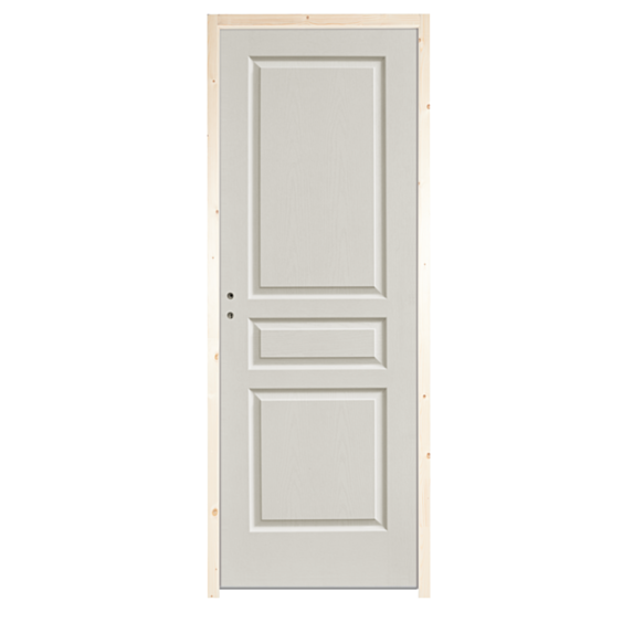 Bloc porte alvéolé 3 panneaux 73 cm gauche