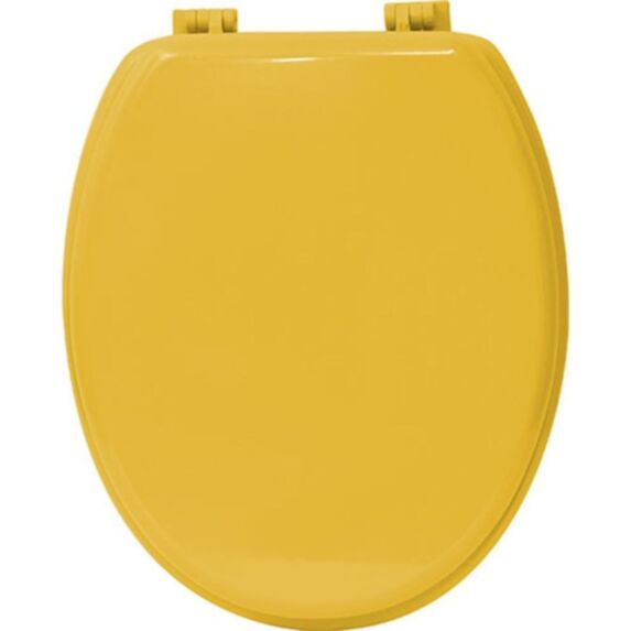 Abattant WC MDF jaune 18