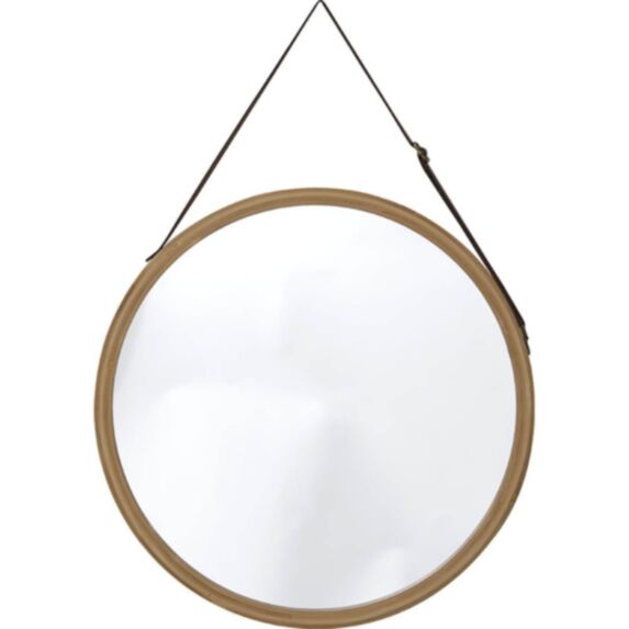 Miroir à suspendre Ø38 cm bambou - TENDANCE