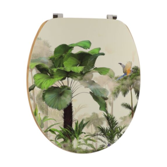 Abattant WC 18'' MDF imprimé Oasis - TENDANCE