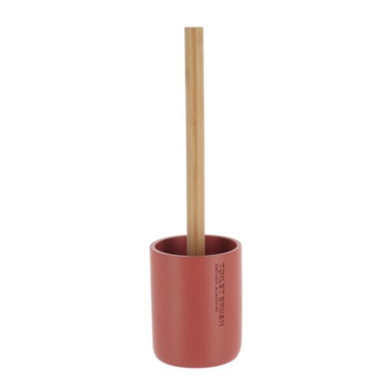 Brosse WC polyrésine terracotta - TENDANCE