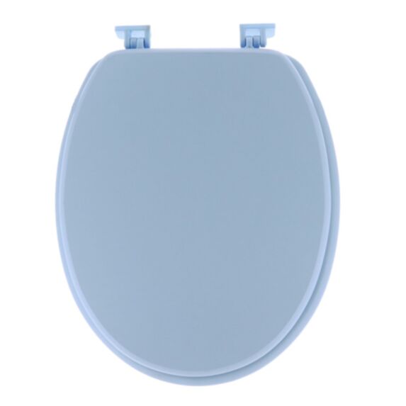 Abattant WC MDF 18'' bleu clair - TENDANCE