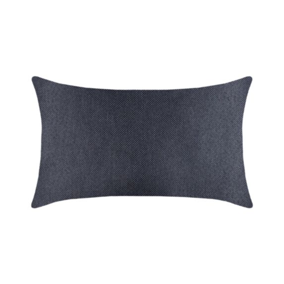 Coussin polyester Copenhague 30 x 50 cm cotelé anthracite - LOVELY CASA