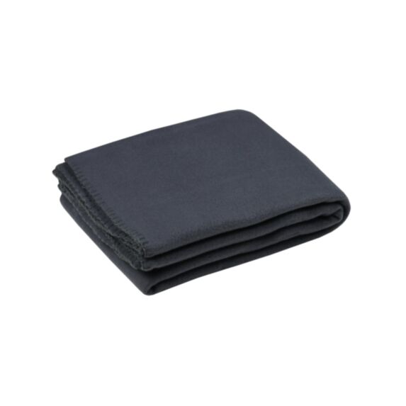 Plaid polyester Carlton 125 x 150 cm anthracite - LOVELY CASA