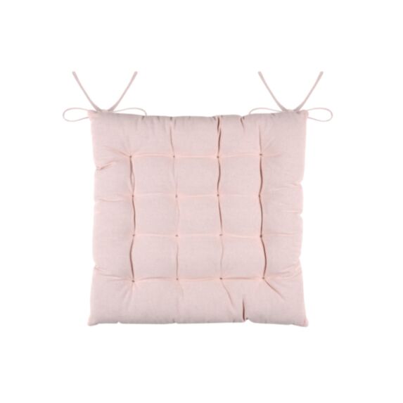 Assise matelassée Duo 38 x 38 cm rose - STOF