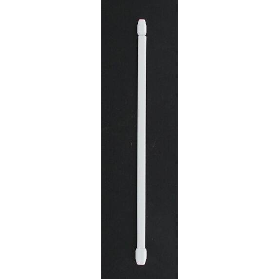 Lot de 2 tringles extensible ovale 80 x 110 - blanc