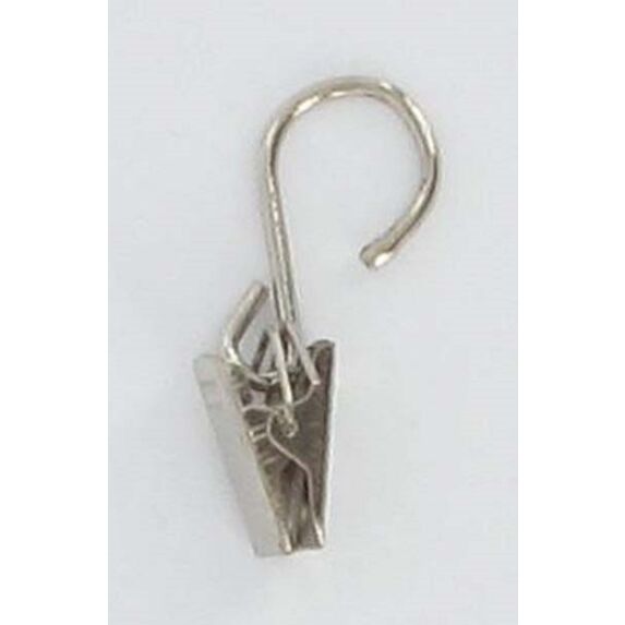 Lot de 8 anneaux à pinces - argent