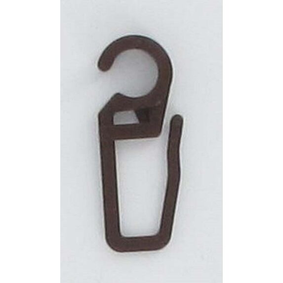 Lot de 10 agrafes plastique ⌀ 28 - marron