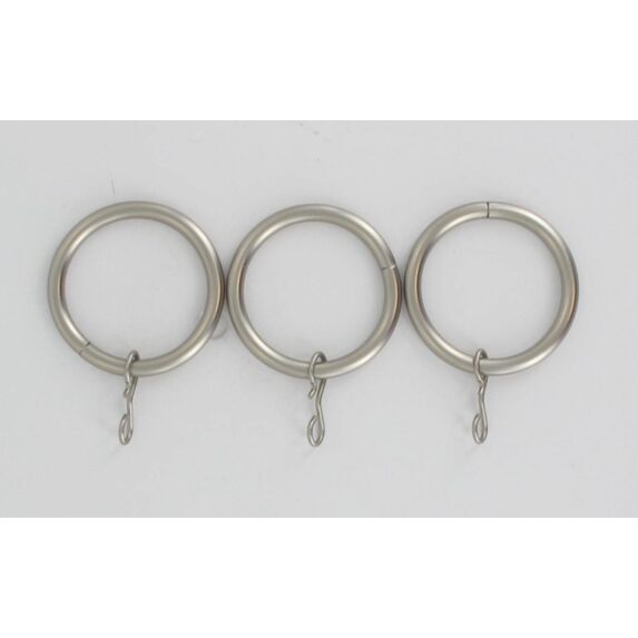 Lot de 8 anneaux ⌀ 20 - argent mat