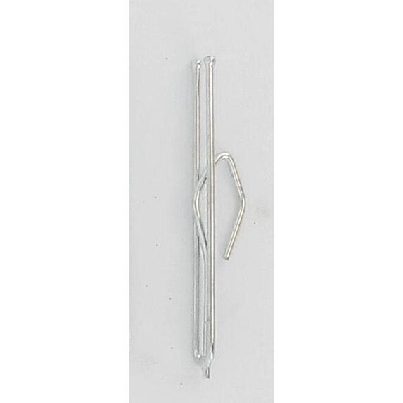 Lot de 8 agrafes pour ruban fronceur - argent