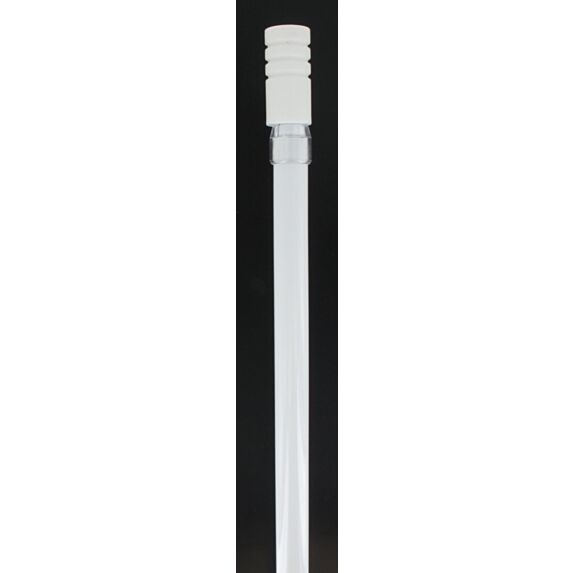 Tringle extensible Bistrot 135 x 225 cm avec embout cylindre strié - blanc