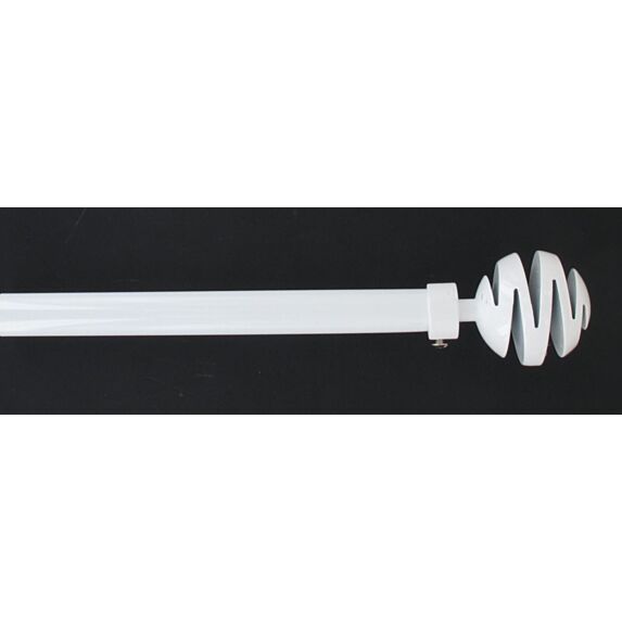 Kit extensible 210-380 cm ⌀ 19 embout Villalouise - blanc laque