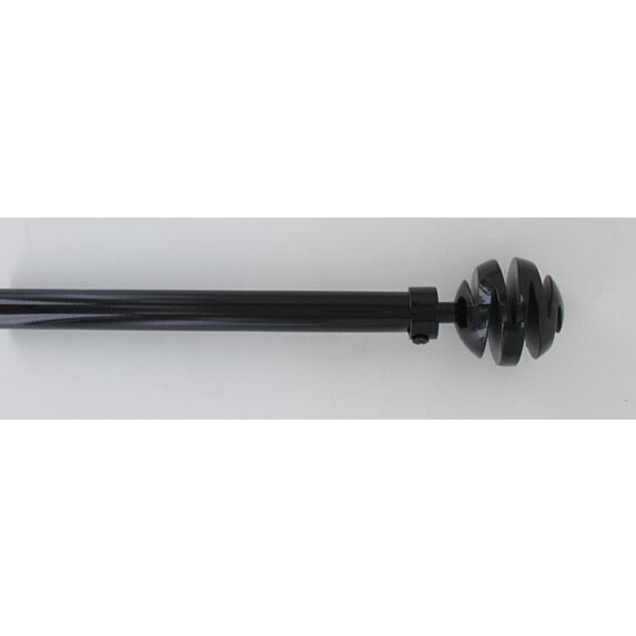 Kit extensible 210-380 cm ⌀ 19 embout Villalouise - noir laque