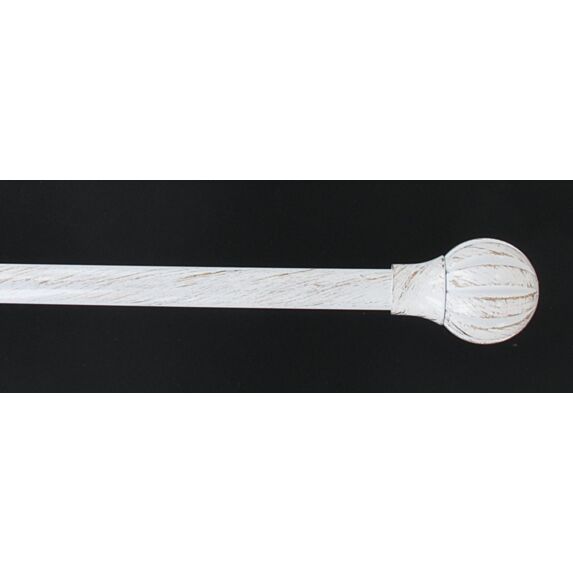 Kit extensible 210-380 cm ⌀ 19 embout Touch of Zen - blanc/or