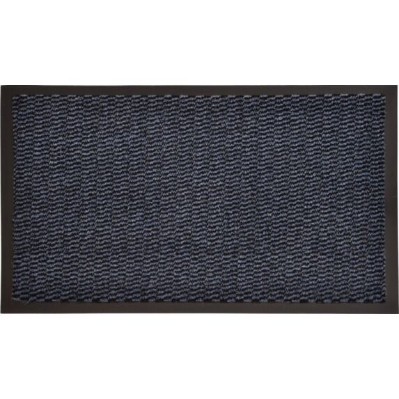 Tapis Lisa polypro/PVC bleu - 60 x 40 