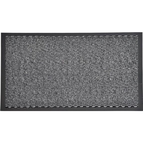 Tapis Lisa polypro/PVC gris - 60 x 40