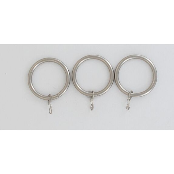 Lot de 8 anneaux ⌀ 28 - argent mat