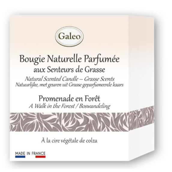 Bougie naturelle Promenade en forêt Ø7,5 x H9 cm - GALEO