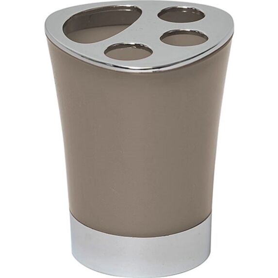 Porte brosses à dents conique - taupe