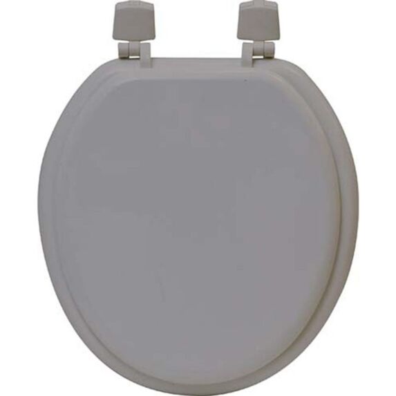 Abattant WC MDF 17 pouces attaches plastiques - taupe