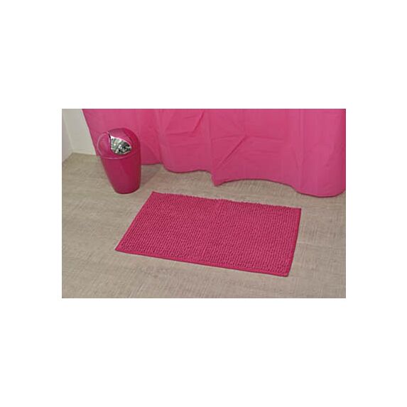 Tapis microfibre boules 45 x 75 cm fuschia