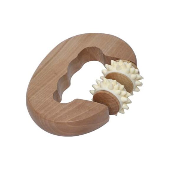 Rouleau de massage corps bois - TENDANCE