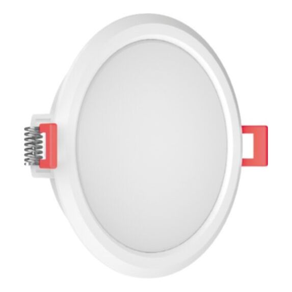 Dalle encastrable ronde 800lm IP44 blanc saillie ou encastrable - XANLITE