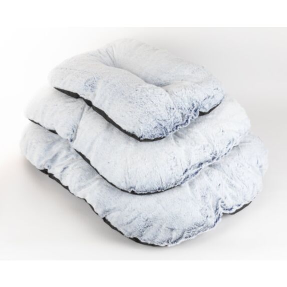 Matelas velours peluche antidérapant 91 x 68 cm gris - ZAMIBO