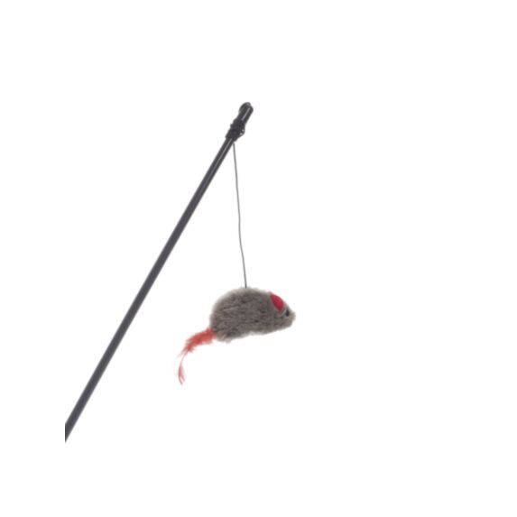 Canne à pêche appât souris peluche 7 cm 46 cm - ZAMIBO