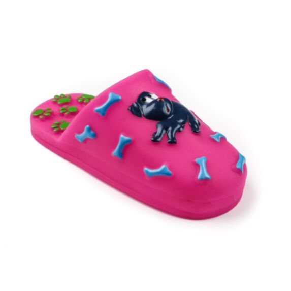 Chausson empreintes os et pattes en relief 155 x 6 x 6 cm vinyle fuchsia - ZAMIBO