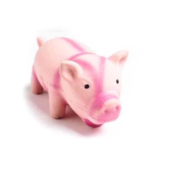 Cochon latex 15 x 8 cm rose - ZAMIBO