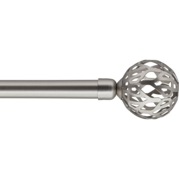 Kit extensible 210-380 cm D19 embout Retro argent - LUANCE
