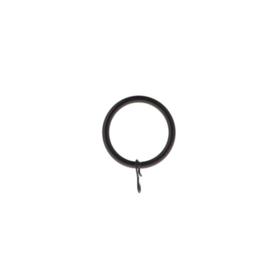 Lot de 8 anneaux D28 noir mat