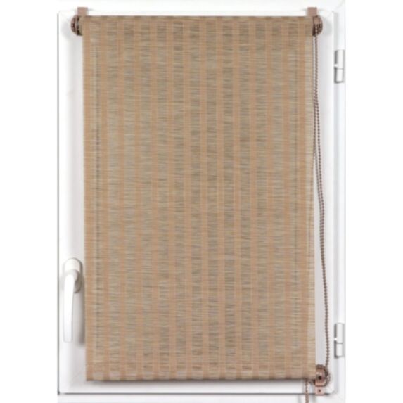 Store enrouleur tamisant effet bambou 120 x 150 cm - LUANCE