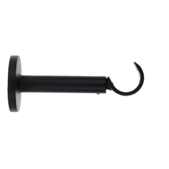 Support simple ouvert extensible Ø28 mm x 115 mm noir mat - LUANCE