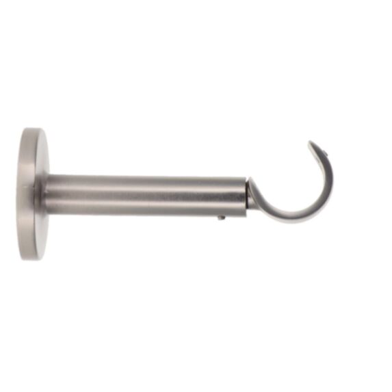 Support simple ouvert extensible Ø28 mm x 115 mm argent mat - LUANCE