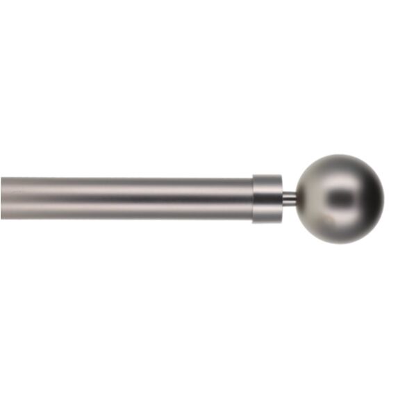 Kit extensible Ø28 mm 120-210 cm embout Hera argent - LUANCE