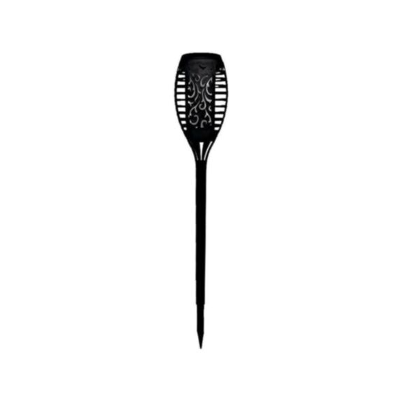 Torche solaire en résine 12 led ambrée vacillantes - GALIX