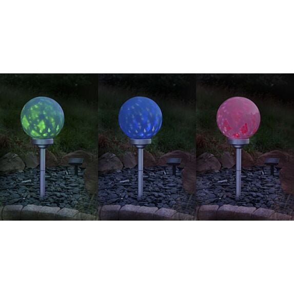 Boule solaire rotative led multicolore Ø25  cm - GALIX