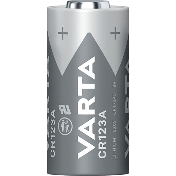 1 pile électronique CR123A - VARTA