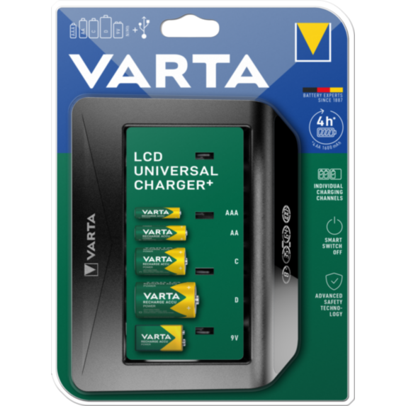 Chargeur universel de piles LCD - VARTA 