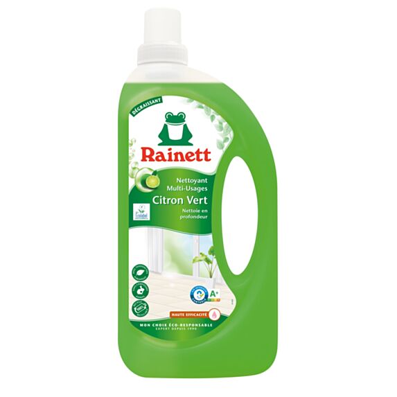 Nettoyant multi-usages écologique citron vert 500 mL - RAINETT