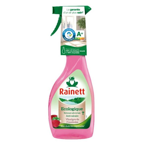 Nettoyant SDB anti-calcaire écologique vinaigre de framboise 500 mL - RAINETT