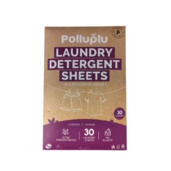 30 lingettes de nettoyage linge écologique lavande - POLLUPLU