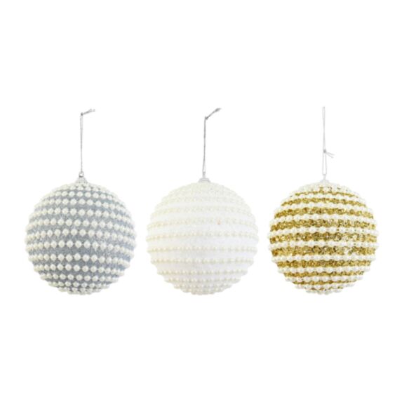 Boule de perles pailletées 10 cm  - UBL