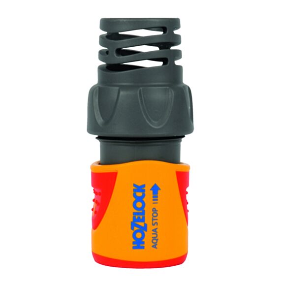 Raccord stop 19mm orange gris 9x17cm - HOZELOCK