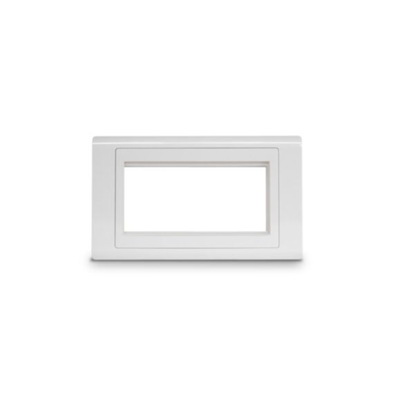 Plaque avec support pour 4 modules R5452WHI - MK HONEYWELL