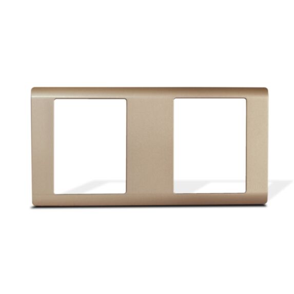 Cadre double pour interrupteur et prise R21HCGL - MK HONEYWELL